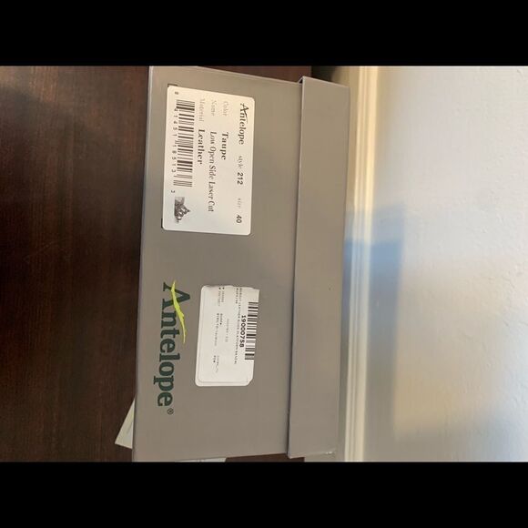 Antelope leather slide platform slip on sandal size US9; EU40 NIB - Picture 13 of 14